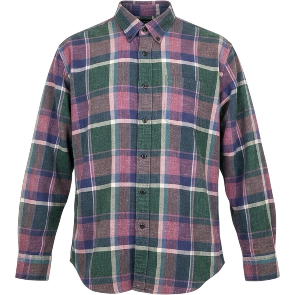 J Crew Long Sleeve Button Up Woven Blend Shirt XL Slim